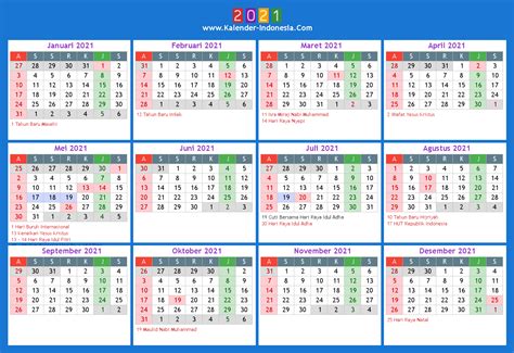 Kalender Indonesia Lengkap Dengan Hari Libur Nasional Newstempo