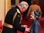 Queen actress Julia McKenzie returns to Buckingham Palace to collect ...