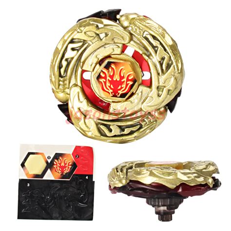 Beyblade Launcher L Drago Gold Df105lrf Metal Fusion Fight Masters 4d