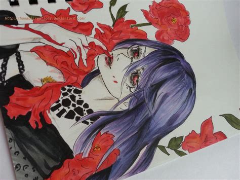 Rize Copic Drawing Tokyo Ghoul By Hanabicreations On Deviantart