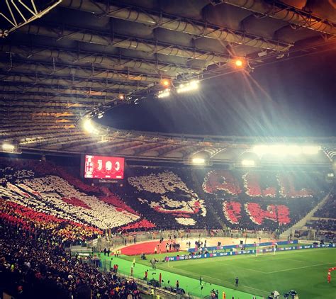 It was played on 9 may 2018 at the stadio olimpico in rome between rivals juventus and milan. Coreogrfia Curva Milan finale di Coppa Italia 2018. Foto.