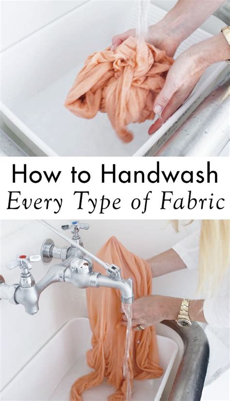 How To Hand Wash Every Type Of Fabric Household Cleaning Tips Washing Clothes Diy Cleaning