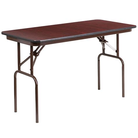 Flash Furniture Yt 2448 High Wal Gg Rectangular Folding Table W High