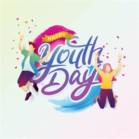 International youth day on august 12 focuses on the difficulties that some young people are international youth day was created by the un to help draw awareness to these issues as we strive. Premium Vector | International youth day