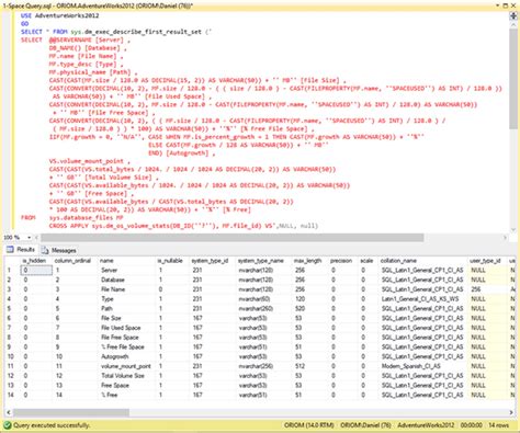 Auto Generate Create Table Script Based On SQL Server Query