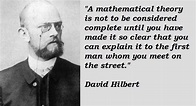 DAVID HILBERT QUOTES image quotes at relatably.com