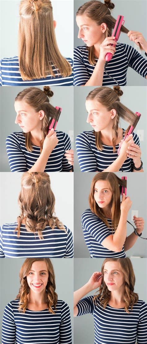 how i keep my hair healthy and hair straightener curls tutorial curl hair with straightener how