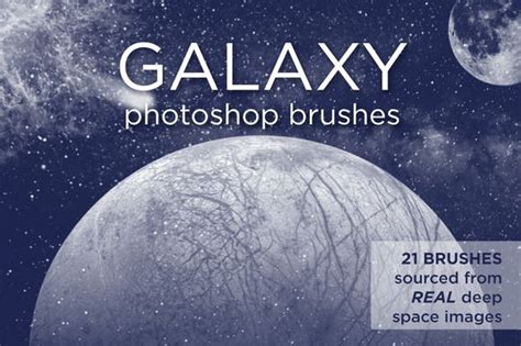 The Cover Of Galaxy Photoshop Brushes