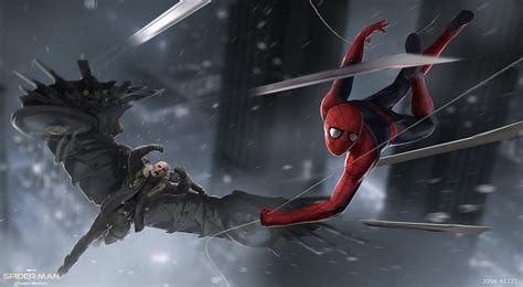 New Spider Man Homecoming Concept Art Showcases Older Looking Vulture