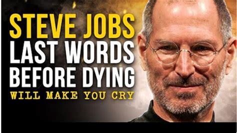 Steve Jobs Last Speech Before Death