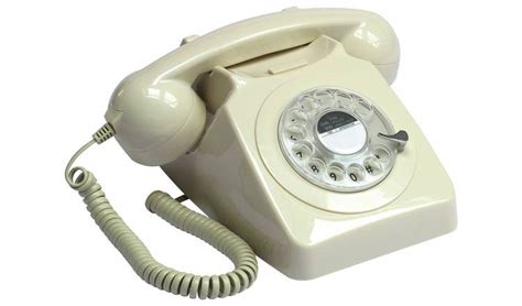 Buy Gpo 746 Rotary Dial Phone Ivory Telephones Argos