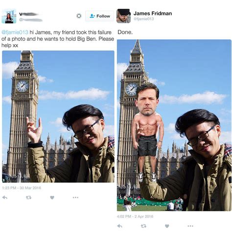 photoshop troll james fridman takes requests literally