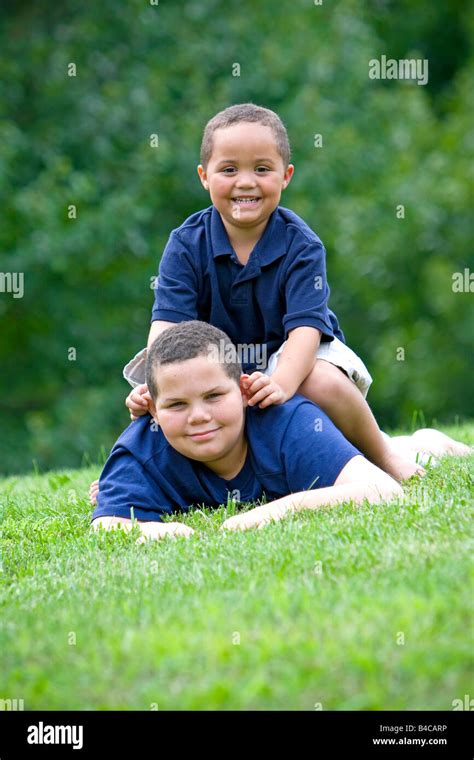 African American Siblings Two Boys Stock Photos And African American