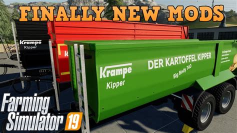 Finally New Mods And Lots Of New Trailers Farming Simulator 19 Youtube