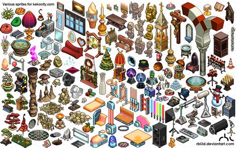 Lots Of Isometric Objetcs For By Rbl3d On Deviantart