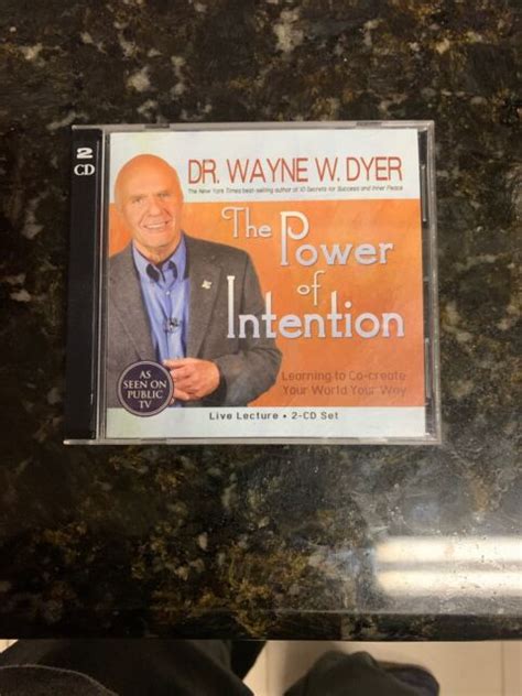 The Power Of Intention Dr Wayne W Dyer Live Lecture 2 Disc Cd B486 Ebay
