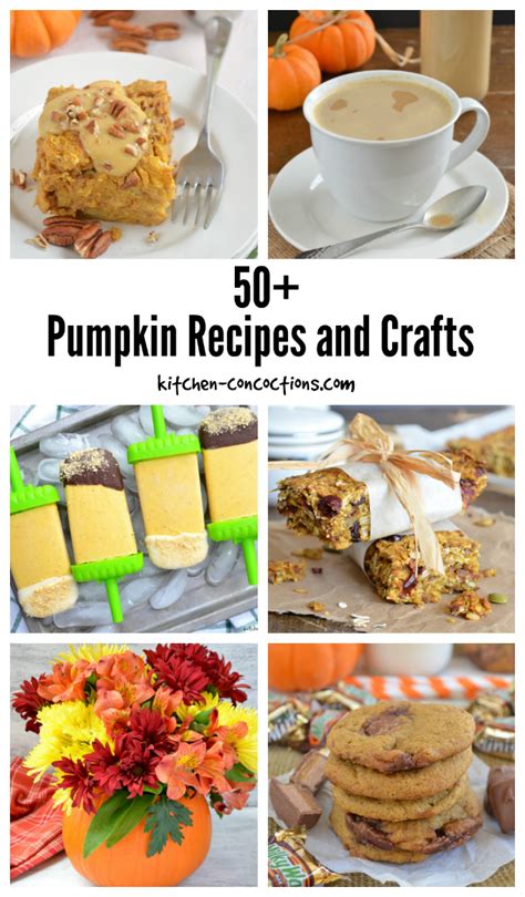50 Pumpkin Recipes And Crafts Kitchen Concoctions