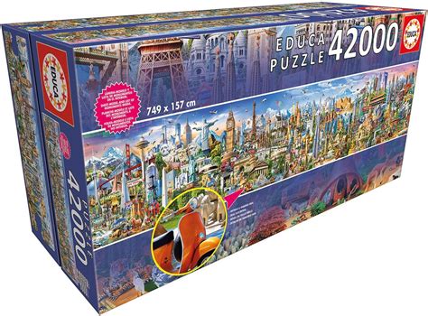 Educa Borras Xxl Puzzles Puzzle 42000 Piezas La Vuelta Al Mundo