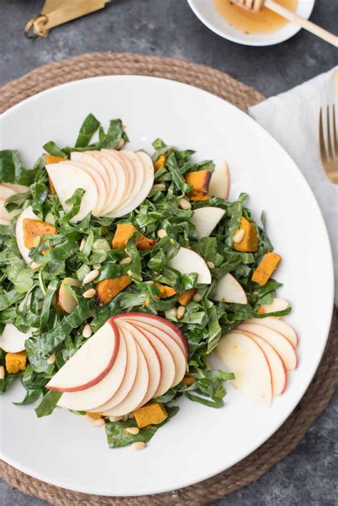 Maybe you would like to learn more about one of these? Fall Honeycrisp Collard Green Salad | Apple Mustard ...