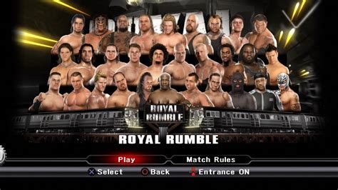 Wwe Smackdown Vs Raw 2009 Ps3 30 Man Royal Rumble 1 Youtube