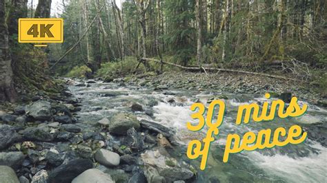 30 Minutes Of Peace 4K Crevice Creek Video And Sound NO MUSIC YouTube