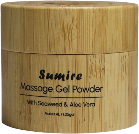 Nuru Massage Gel Therapy Powder 40g Sumire Edition Nori Seaweed And Aloe Vera Paraben