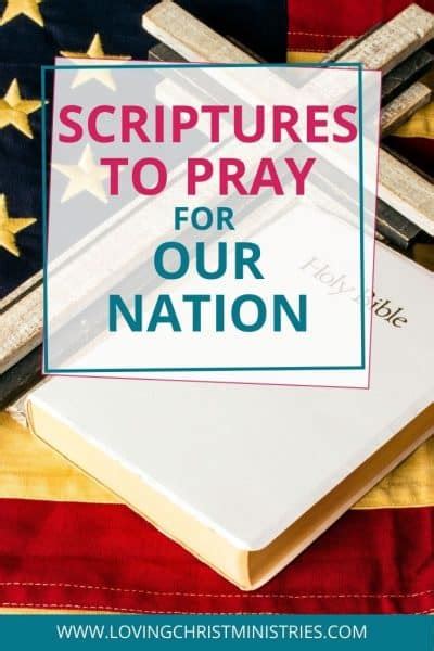 Prayers For Our Nation A Devotional From Loving Christ Ministries