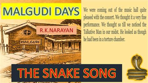 Malgudi Days The Snake Song Episode 11 Rk Narayan English