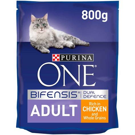 Purina One Chicken And Whole Grains Dry Cat Food 800g Wilko