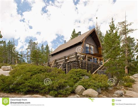 Luxurious Cabin In Forest Stock Photo Image Of Landscape 7219358