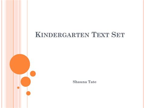 Ppt Kindergarten Text Set Powerpoint Presentation Free Download Id
