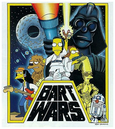 The Simpsoms Star Wars Poster All The Characters In All The Posters
