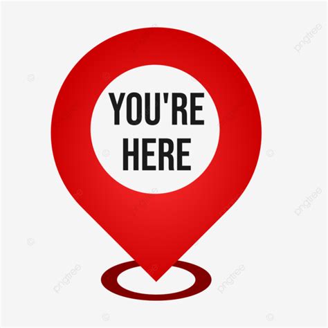 You Are Here Location Pointer Vector You Are Here Location Pointer