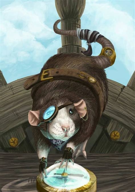 20 Pages Cute Rats Steampunk Animals Pet Mice