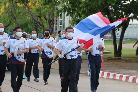 ชาวขอนแก่นส่งกำลังใจให้ทัพนักกีฬาไทยสู้ศึกโอลิมปิก ร่วมกิจกรรม วิ่งธงชาติไทย รวมใจสู่ชัยชนะ
