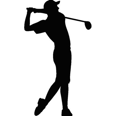 Silhouette Of Golfer At Getdrawings Free Download