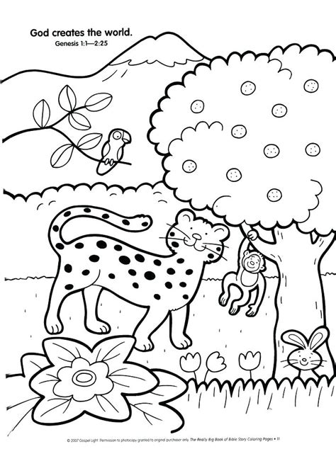 Scroll down to see the free individual pages. Creation Day 5 Coloring Pages at GetColorings.com | Free ...