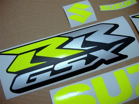 Suzuki Gsxr Decals With Gsx Rr Logo For 600 750 1000 Models Etsy