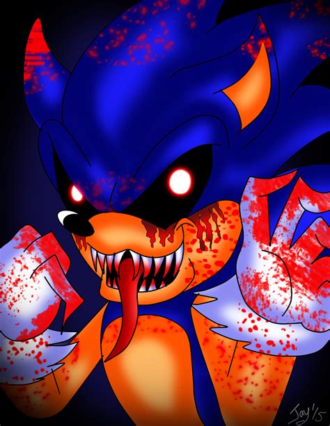 Sonic Exe By Jayfoxfire On Deviantart