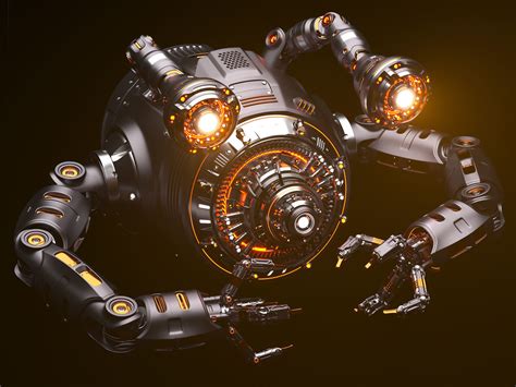 Sci Fi Drone Advanced 3d Model Cgtrader