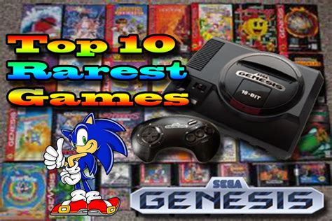 Top 10 Rarest Sega Genesis Games | Most Expensive Sega Games - YouTube