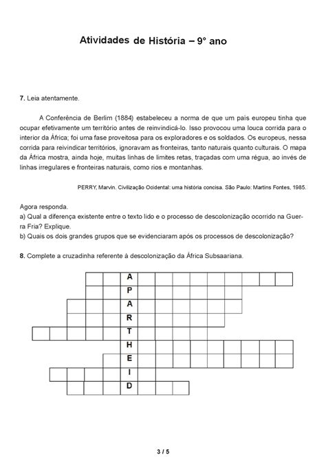 Texto De História 9 Ano
