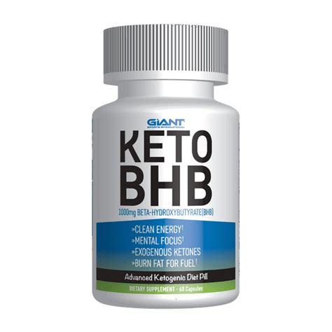 Giant Keto Bhb Pills Exogenous Ketone Capsules With 1000mg Of Beta Hydroxybutyrate To Support