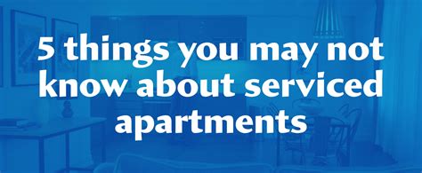 5 Things You May Not Know About Serviced Apartments Blog Silverdoor