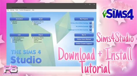 How To Download And Install Sims4studio Sims 4 Cc Tutorial Youtube