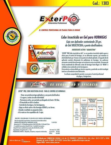 Cebo Insecticida Extermina Hormigas Exter Pro 20g En Venta En Mérida