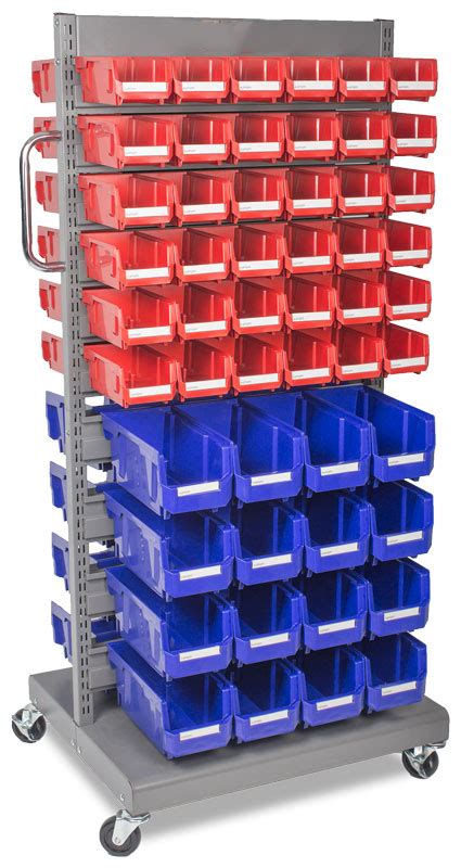 Mobile Storage Rack With Parts Bins Robsons Tool King Store