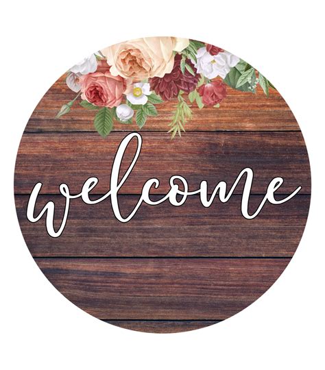 Wood Welcome Wreath Sign Hot Mesh Mom Shop