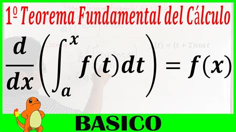 Primer Teorema Fundamental Del Cálculo Teoría Y Ejercicios Youtube
