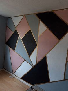 Find more useful tips on how to use glitter wall. Crown Wallpaper | Trance Geometric Rose Gold/Blush Pink | M1431 | Bedroom wall paint, Bedroom ...